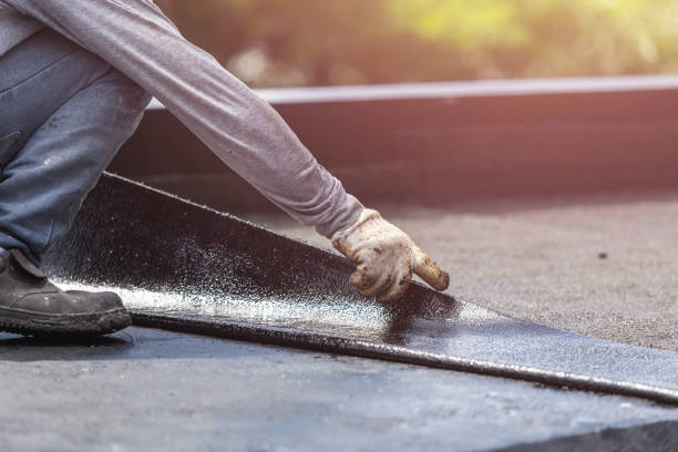 Professional Crawl Space Encapsulation technician working in Hilbert, WI